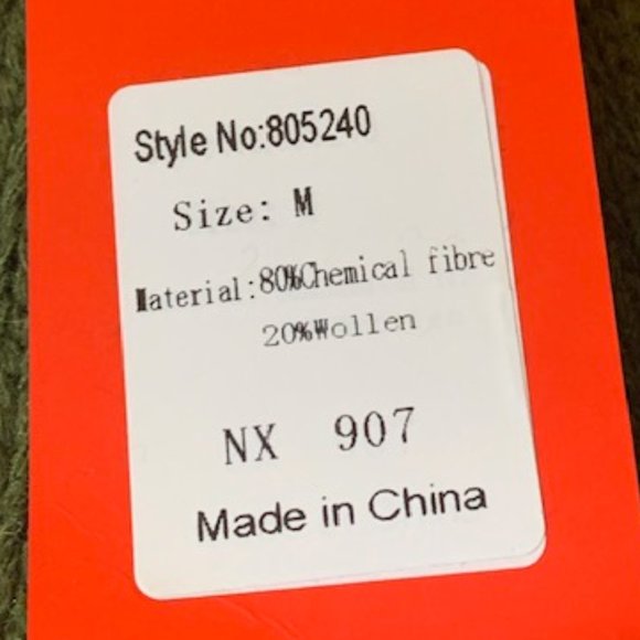 Rocorose Women's Army Green Long Sleeves Open Front Cable Knitted Cardigan M NWT - Picture 5 of 8